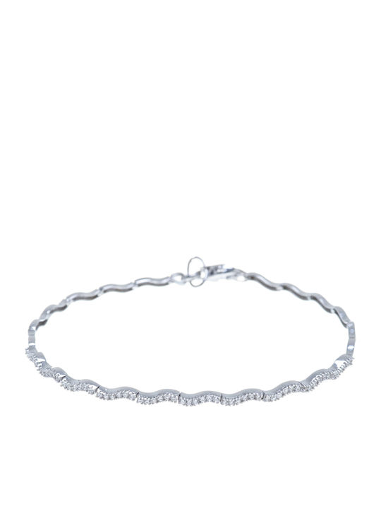 Vitopoulos Vitopoulos Set with Necklace , Earrings & Ring from White Gold 14K with Stones