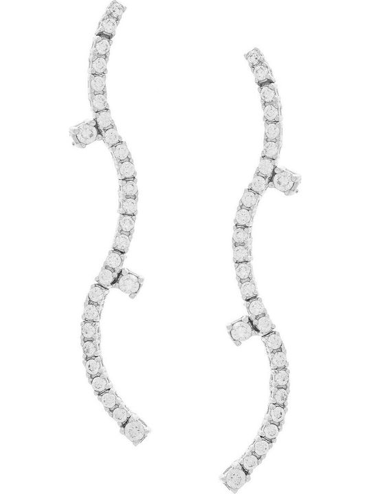 Vitopoulos Vitopoulos Set with Necklace , Earrings & Ring from White Gold 14K with Stones