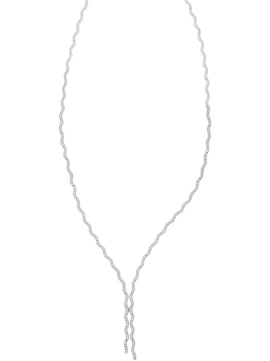 Vitopoulos Vitopoulos Set with Necklace , Earrings & Ring from White Gold 14K with Stones