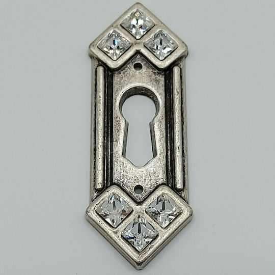 Rosette - Door Escutcheon Furniture Silver