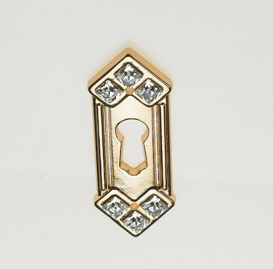 Rosette - Door Escutcheon Furniture Gold
