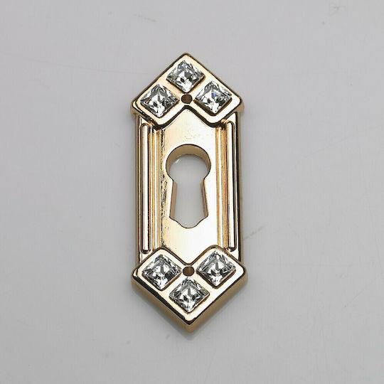 Rosette - Door Escutcheon Furniture Gold