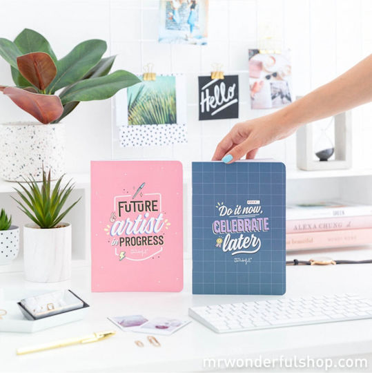 Mr. Wonderful Caiet Cu dungi A5 Multicolor 1buc