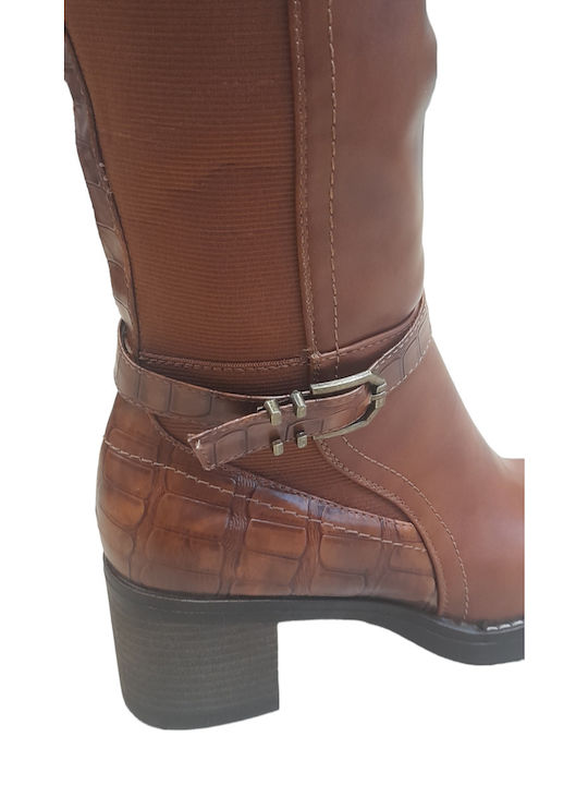 Super Mode Women's Boots with Rubber Brown