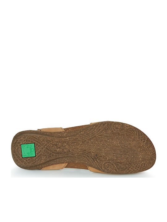 Damen Ballerinas Mit Riemen Braune