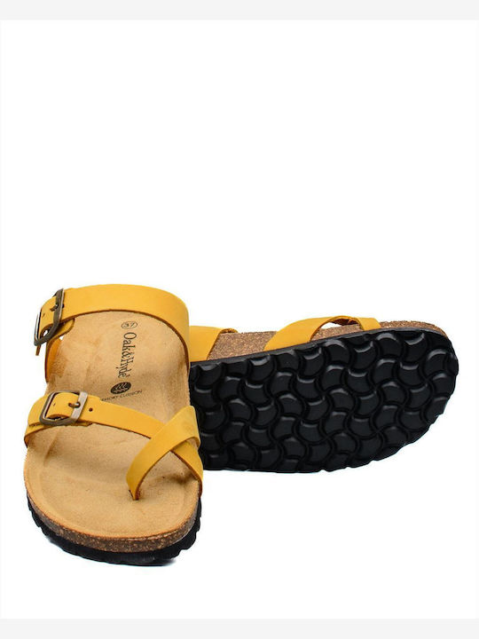 Oak&hyde Дамски сандали Анатомични в Yellow Цвят