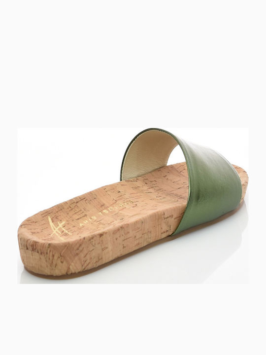Designer Single Strap Mule Γυναικεία Σανδάλια Πράσινα