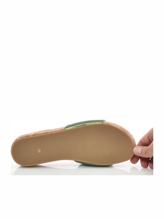 Designer Single Strap Mule Γυναικεία Σανδάλια Πράσινα
