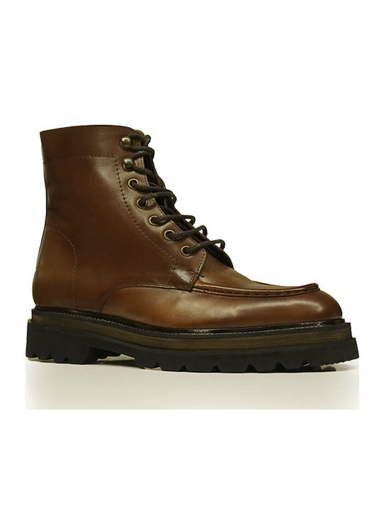 Leather Brown Men's Boots