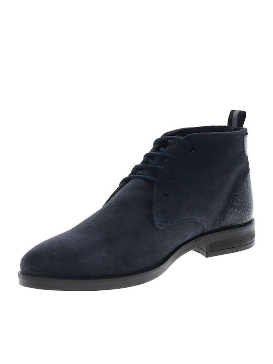 Suede Albastru marin Ghete barbati
