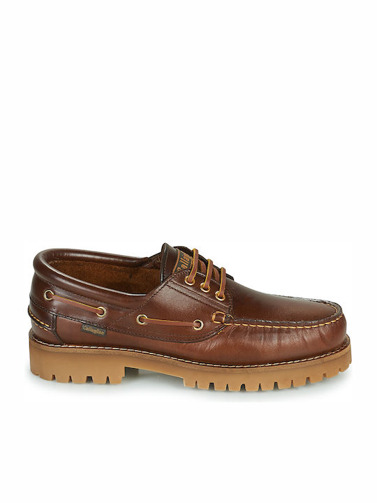 Leder Herren Mokassins in Braun Farbe