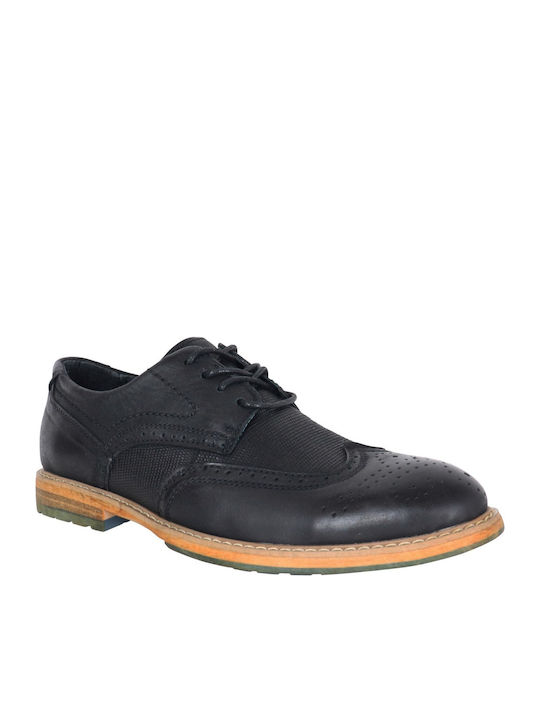 Leder Herren Mokassins in Schwarz Farbe