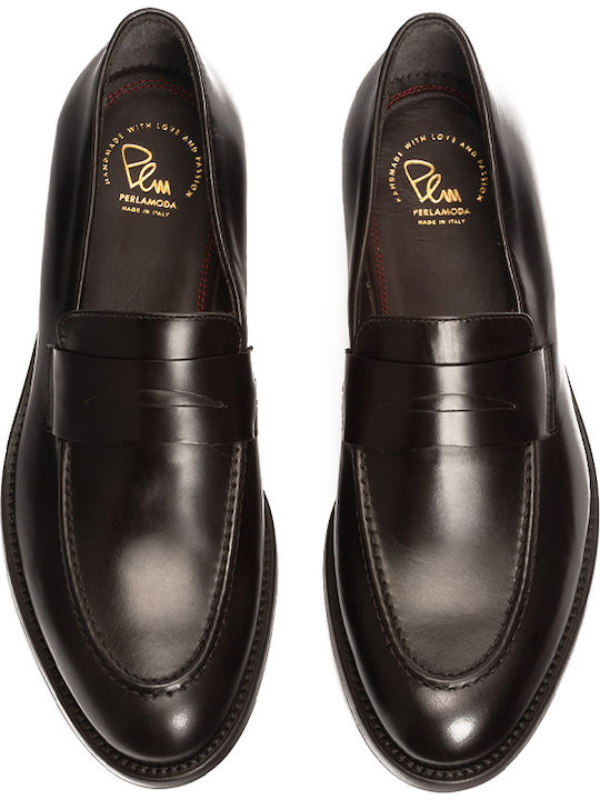 Δερμάτινα Ανδρικά Loafers σε Καφέ Χρώμα