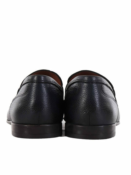 Δερμάτινα Ανδρικά Loafers σε Μπλε Χρώμα