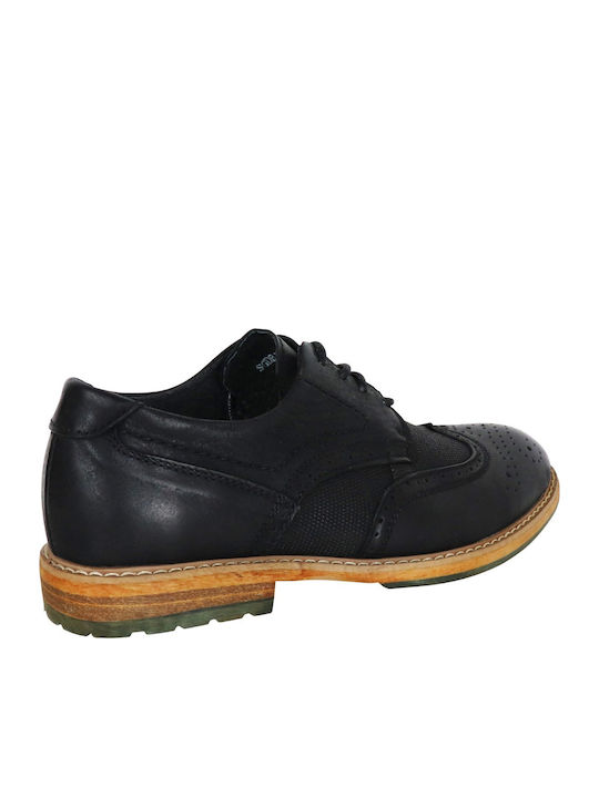 Leder Herren Mokassins in Schwarz Farbe