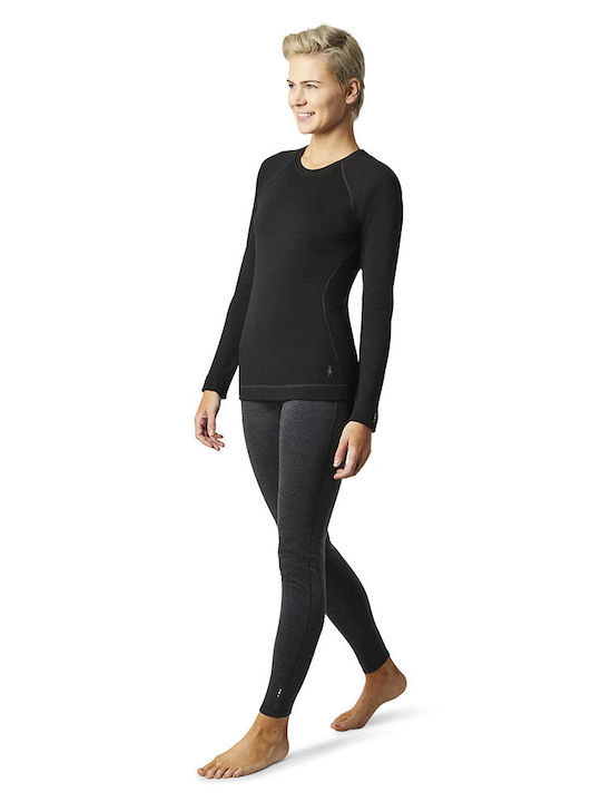 Smartwool Classic Damen Thermo Langarmshirt Schwarz