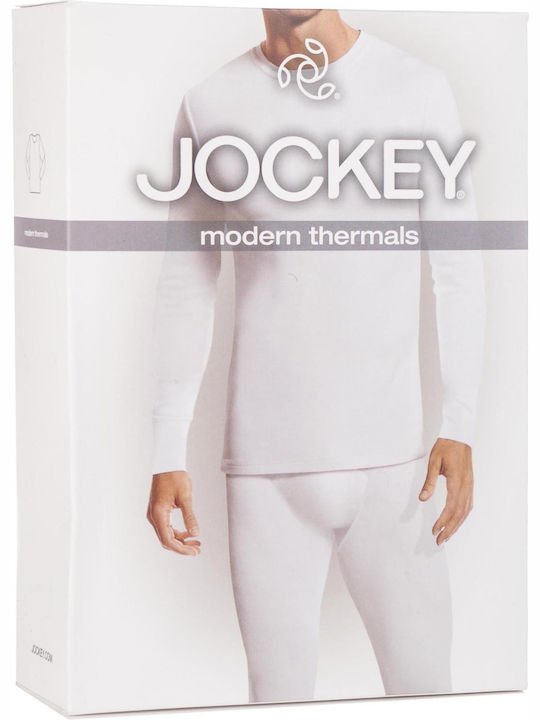 Jockey Thermal Herren Thermo Langarmshirt Weiß