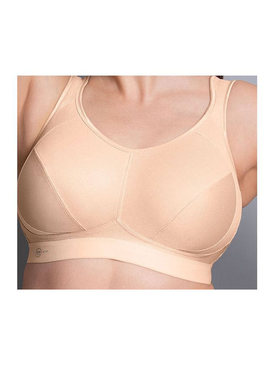 Anita Athletic Athletic Bra without Padding without Underwire Beige