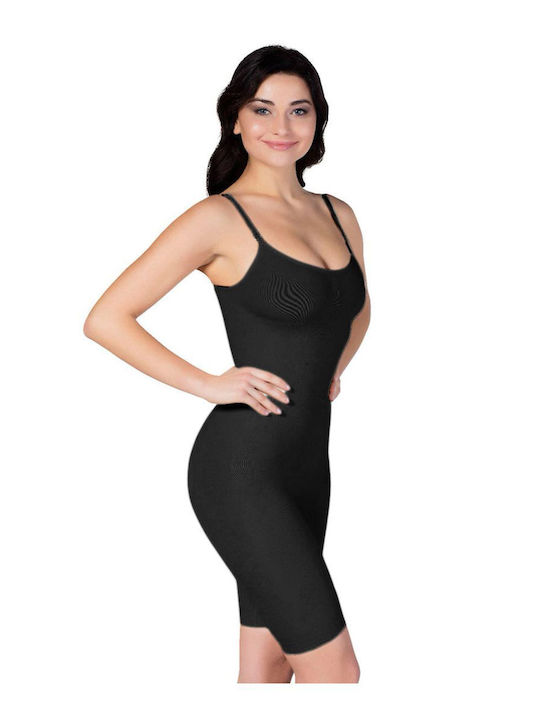 FMS Long Leg Corset Compression Body Black