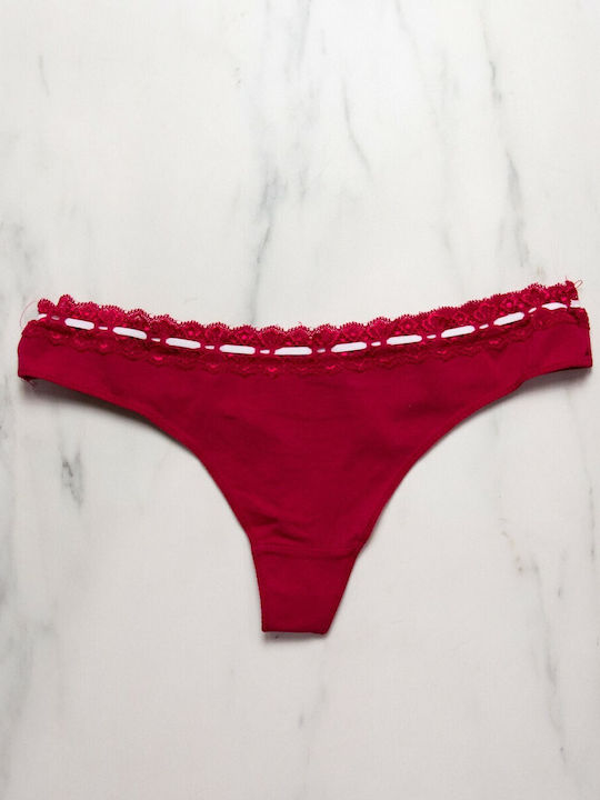 Huxley & Grace Women's String Burgundy