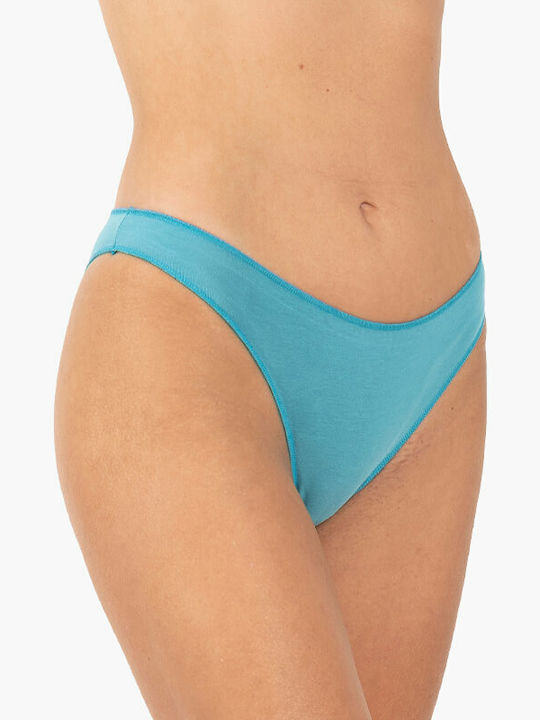 Γυναικεία Slip 3Pack Τιρκουάζ, Κοραλί, Μπεζ