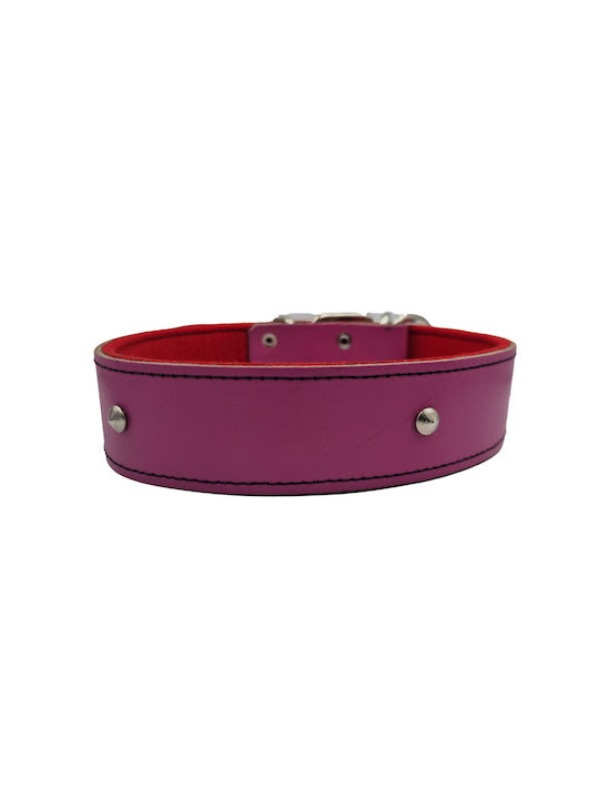ByLeather Κολάρο Δερμάτινο σε Ροζ χρώμα Small 60cm ByLeather Κολάρο Δερμάτινο σε Ροζ χρώμα Small 60cm