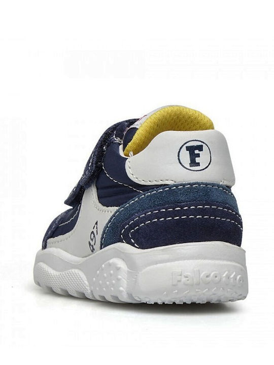 Falcotto Kinder-Sneaker mit Klettverschluss Marineblau