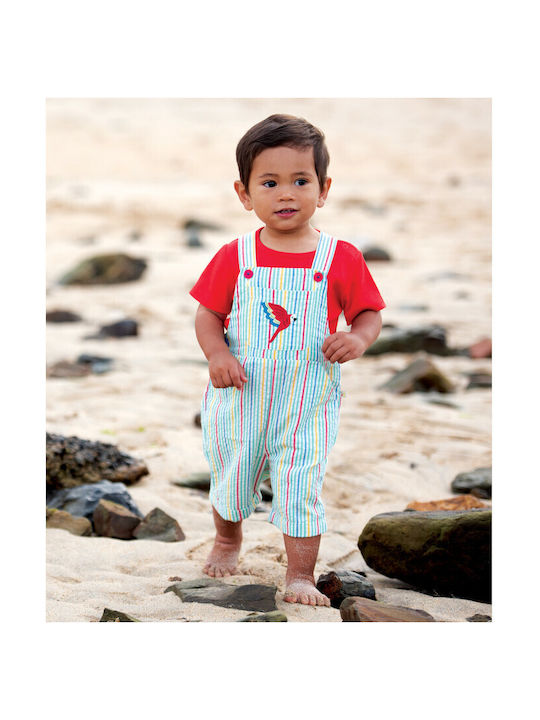 Frugi Kids Fabric Overall Multicolour