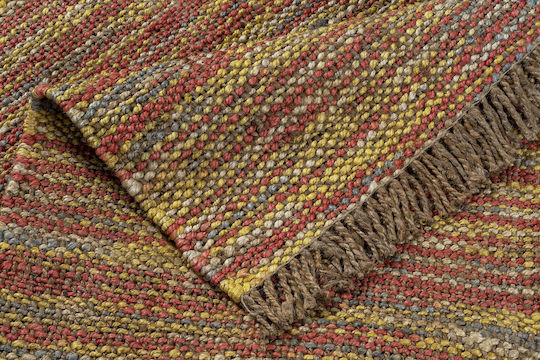 Summer from Jute with Fringes Brown