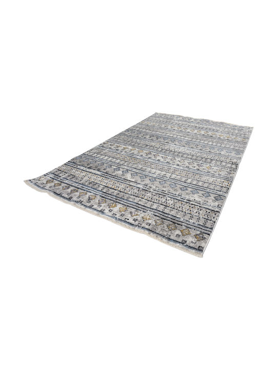 Mystic Kilvana 3614 Modern Cotton Bedroom Rugs Set Gray MYSTICPOL3614SILBEDSET 3pcs