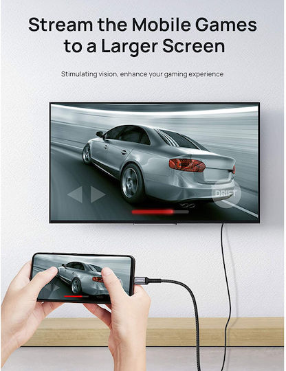 Jsaux Кабел HDMI Мъжки - HDMI Мъжки 2м Черен