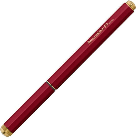Kaweco Collection Special Füllfederhalter Extra Breit Rote aus Aluminium mit Blauer Tintenfarbe