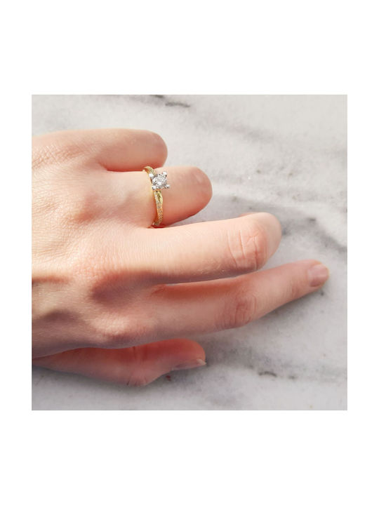 Single Stone from Gold 14K