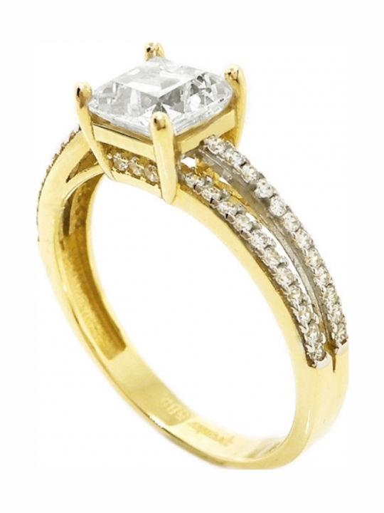 Art d or Single Stone from Gold 14K