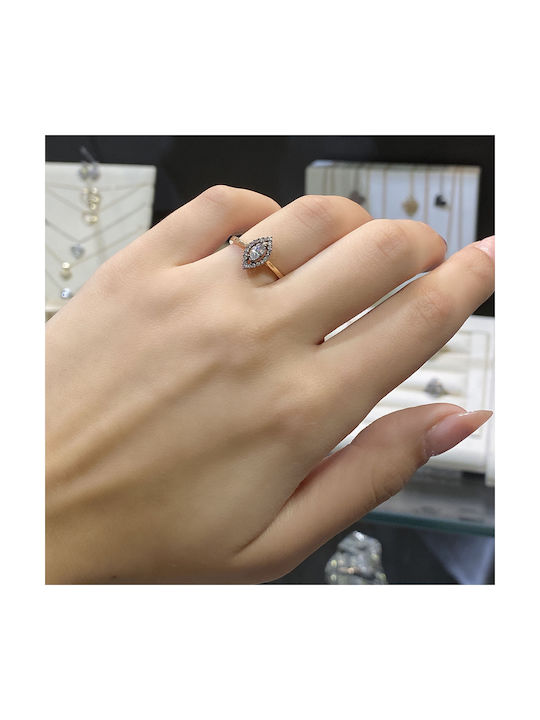 Single Stone from Gold 14K