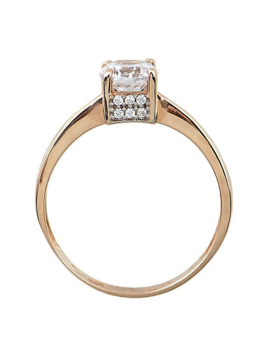 Savvidis Single Stone from Rose Gold