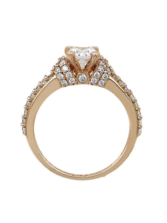 Savvidis Single Stone from Rose Gold