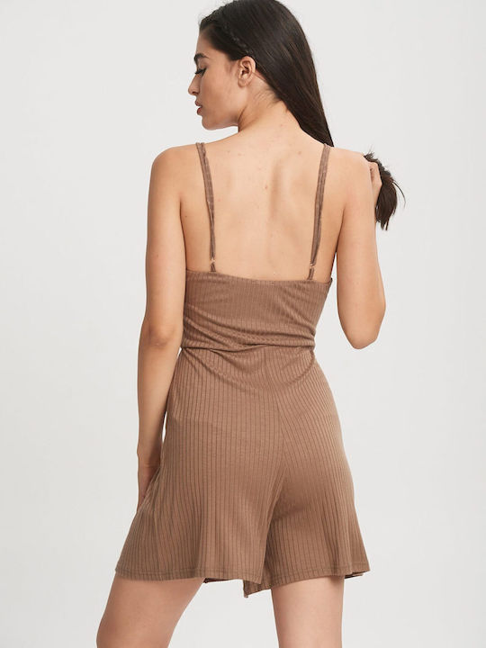 Women's One-piece Shorts Beige