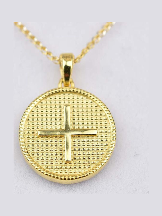 Goldjewels Висулка Детски Талисман Двустранен Константинато от Злато 9K XL433