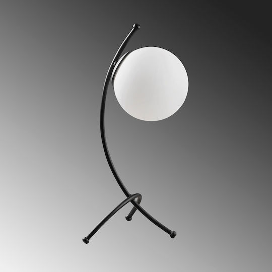 Opviq Lustră Decorativă cu Soclu pentru Bec E27 Negru