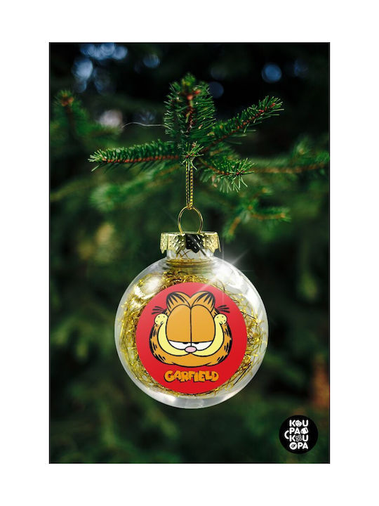 Christmas Plastic Ball Ornament Transparent 8cm