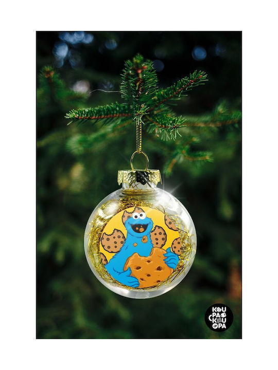 Weihnachtshänger Kugel Ornament Plastik Durchsichtig 8cm