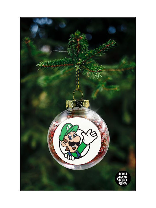 Weihnachtshänger Kugel Ornament Plastik Durchsichtig 8cm