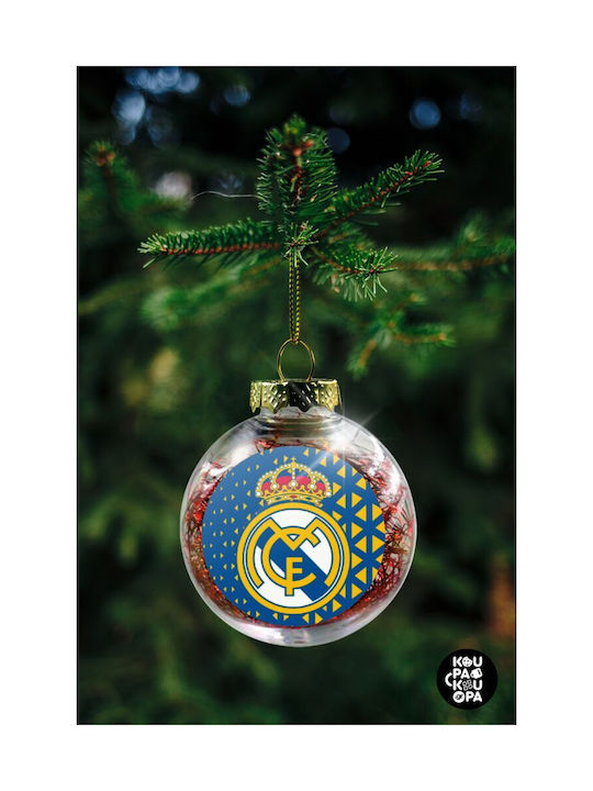 Christmas Plastic Ball Ornament Transparent 8cm