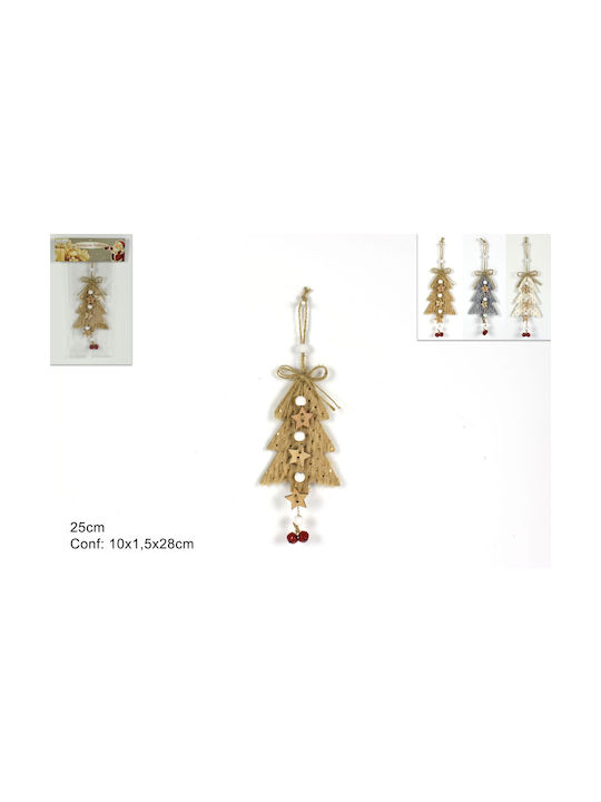 Due esse Christmas Wooden Tree Ornament