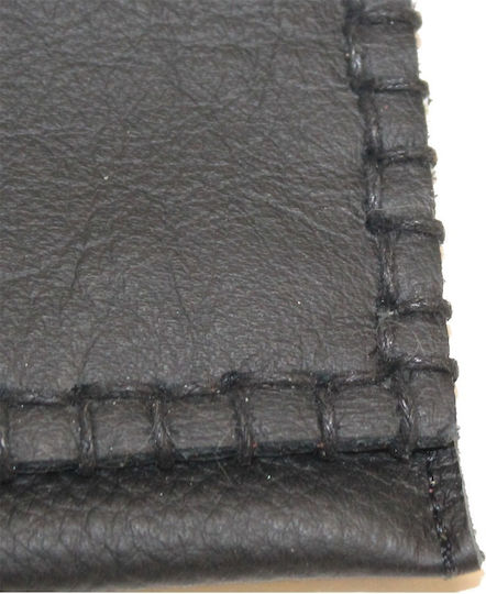 Panora Lederne Tabaktasche in Gray mit magnetischem Verschluss 16.2x9.5cm