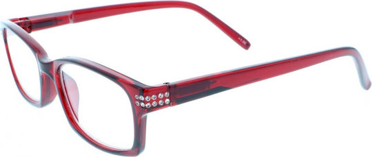 Michael Pachleitner Group Women's Reading Glasses +3.50 in Red color KLH142-1