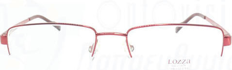 Lozza Metal Eyeglass Frame Red VL2043 0H94