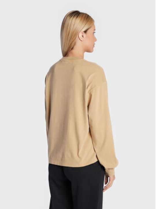 Damen Sweatshirt Beige