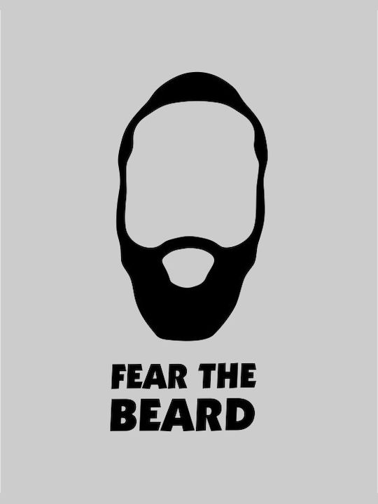 TKT Fear Beard Sweatshirt Ανδρικό Φούτερ Λευκό